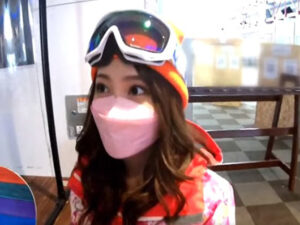 ゲレンデで見つけた美人JDとガチエロセックス！エロマンコにチンコぶっこんでイカセまくる！